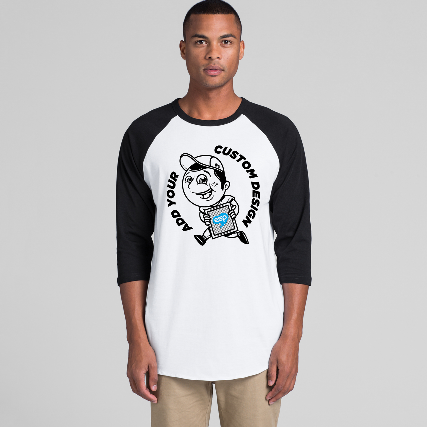 MENS RAGLAN TEE - 5012