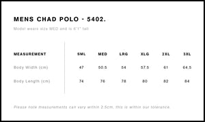 MENS CHAD POLO - 5402
